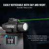 imageOLIGHT Baldr Pro 1350 Lumens Tactical Weaponlight with Green Light and White LED 260 Meters Beam Distance Compatible with 1913 or GL Rail Batteries IncludedDesert TanBlack