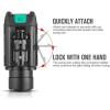 imageOLIGHT Baldr Pro 1350 Lumens Tactical Weaponlight with Green Light and White LED 260 Meters Beam Distance Compatible with 1913 or GL Rail Batteries IncludedDesert TanBlack