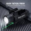 imageOLIGHT Baldr Pro 1350 Lumens Tactical Weaponlight with Green Light and White LED 260 Meters Beam Distance Compatible with 1913 or GL Rail Batteries IncludedDesert TanBlack