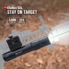 imageOLIGHT Odin GL 1500 Lumens Picatinny Rail Mount Rechargeable Tactical Flashlight with Green Beam and White LED Combo Removable Slide RailMount and DualButton Remote Pressure Switch BlackFLASHLIGHT