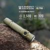 imageOLIGHT Warrior Ultra 2500 Lumens Tactical Flashlight Compact Dual Switches Rechargeable Bright Light with Proximity Sensor Suitable for Emergency Outdoor Searching Stars amp Stripes EditionOlive Green