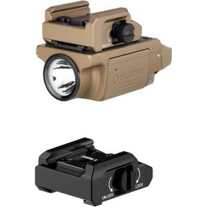 imageOLIGHT PLMini 3 Bundles 43X Mos Rail Mount 600Lumen Tactical Pistol Light Designed Exclusively and Solely for Railed G43X Mos48 Mos43X Rail48 Rail Handguns Black