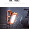 imageOLIGHT Swivel Pro COB Work Light 1100 Lumens LED Rechargeable Flashlight Magnetic Base and Hanging Hook 180 Rotate and 150 Swivel Handy for Car Repair Grill Camping and Emergency Use Orange