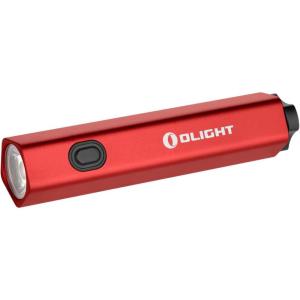 imageOLIGHT Diffuse Rechargeable EDC Pocket Keychain Flashlight 700 Lumens USBC Charging HighPerformance LED AA Flashlight for Outdoor and Night WorkingRed