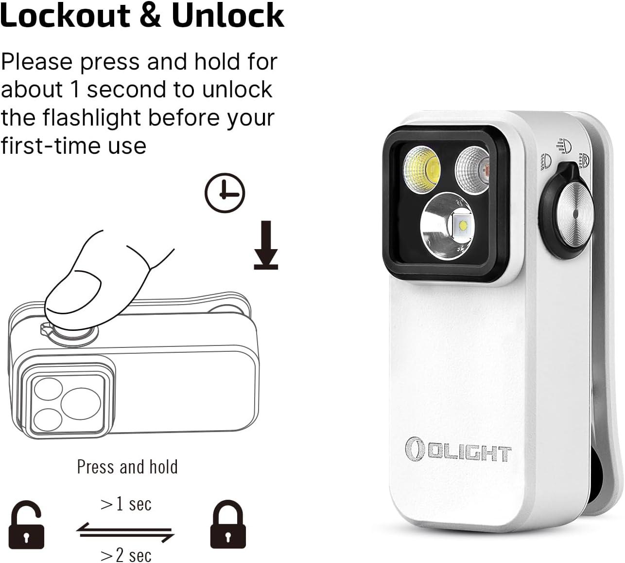 imageOLIGHT Oclip Pro EDC Flashlight Clipon Light Rechargeable 500 Lumens with Three Lighting Solutions TypeC Charging Magnetic Flash Lights for Outdoor or Indoor UsePatriotic Flag Engraved EditionWhite