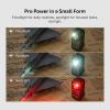 imageOLIGHT Oclip Pro EDC Flashlight Clipon Light Rechargeable 500 Lumens with Three Lighting Solutions TypeC Charging Magnetic Flash Lights for Outdoor or Indoor UsePatriotic Flag Engraved EditionGray