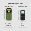 imageOLIGHT Oclip Pro EDC Flashlight Clipon Light Rechargeable 500 Lumens with Three Lighting Solutions TypeC Charging Magnetic Flash Lights for Outdoor or Indoor UsePatriotic Flag Engraved EditionOD Greeen