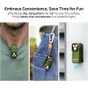 imageOLIGHT Oclip Pro EDC Flashlight Clipon Light Rechargeable 500 Lumens with Three Lighting Solutions TypeC Charging Magnetic Flash Lights for Outdoor or Indoor UsePatriotic Flag Engraved EditionOD Greeen