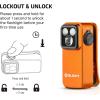 imageOLIGHT Oclip Pro EDC Flashlight Clipon Light Rechargeable 500 Lumens with Three Lighting Solutions TypeC Charging Magnetic Flash Lights for Outdoor or Indoor UsePatriotic Flag Engraved EditionOrange