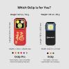 imageOLIGHT Oclip Pro EDC Flashlight Clipon Light Rechargeable 500 Lumens with Three Lighting Solutions TypeC Charging Magnetic Flash Lights for Outdoor or Indoor UsePatriotic Flag Engraved EditionRed