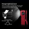 imageOLIGHT Oclip Pro EDC Flashlight Clipon Light Rechargeable 500 Lumens with Three Lighting Solutions TypeC Charging Magnetic Flash Lights for Outdoor or Indoor UsePatriotic Flag Engraved EditionCrackle Red