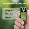 imageOLIGHT Oclip Pro EDC Flashlight Clipon Light Rechargeable 500 Lumens with Three Lighting Solutions TypeC Charging Magnetic Flash Lights for Outdoor or Indoor UsePatriotic Flag Engraved EditionZombie Green