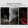 imageOLIGHT Oclip Pro EDC Flashlight Clipon Light Rechargeable 500 Lumens with Three Lighting Solutions TypeC Charging Magnetic Flash Lights for Outdoor or Indoor UsePatriotic Flag Engraved EditionBlack