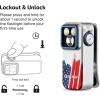 imageOLIGHT Oclip Pro EDC Flashlight Clipon Light Rechargeable 500 Lumens with Three Lighting Solutions TypeC Charging Magnetic Flash Lights for Outdoor or Indoor UsePatriotic Flag Engraved EditionStars  Stripes Edition