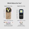 imageOLIGHT Oclip Pro EDC Flashlight Clipon Light Rechargeable 500 Lumens with Three Lighting Solutions TypeC Charging Magnetic Flash Lights for Outdoor or Indoor UsePatriotic Flag Engraved EditionDesert Tan