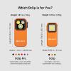 imageOLIGHT Oclip Pro EDC Flashlight Clipon Light Rechargeable 500 Lumens with Three Lighting Solutions TypeC Charging Magnetic Flash Lights for Outdoor or Indoor UsePatriotic Flag Engraved EditionOrange