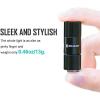 imageOLIGHT i1R 2 EOS 150 Lumens Tiny Rechargeable Keychain Flashlight EDC Mini LED Keyring Light with Builtin Battery for Camping Hiking Dog Walking etc Desert TanBlack