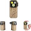 imageOLIGHT Oclip Pro EDC Flashlight Clipon Light Rechargeable 500 Lumens with Three Lighting Solutions TypeC Charging Magnetic Flash Lights for Outdoor or Indoor UsePatriotic Flag Engraved EditionDesert Tan